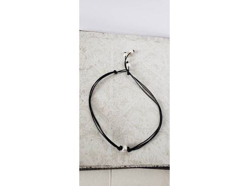 Convertible Triple Strand Leather White Real Pearl necklace, Coastal Grandmother Granddaughter style, Adjustable