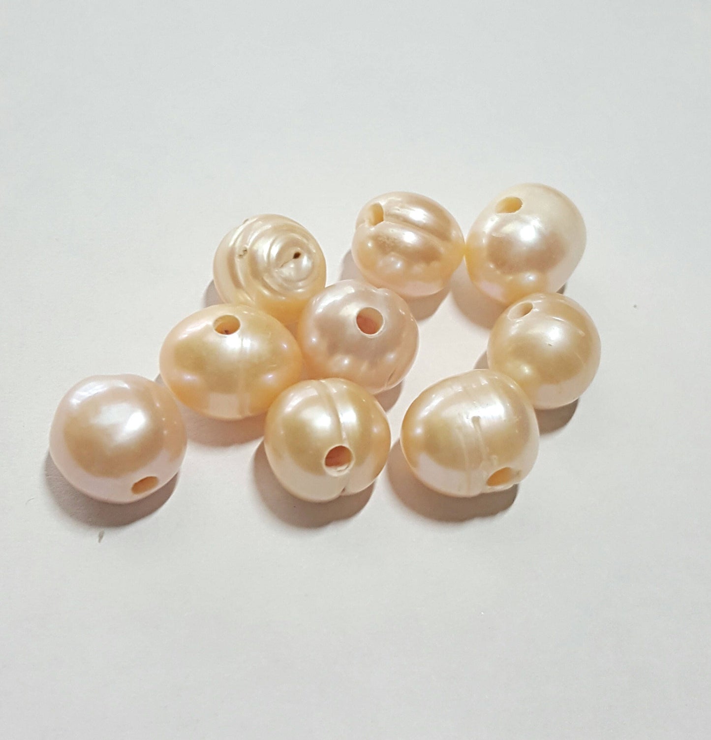 Leather and Pearl choker necklace