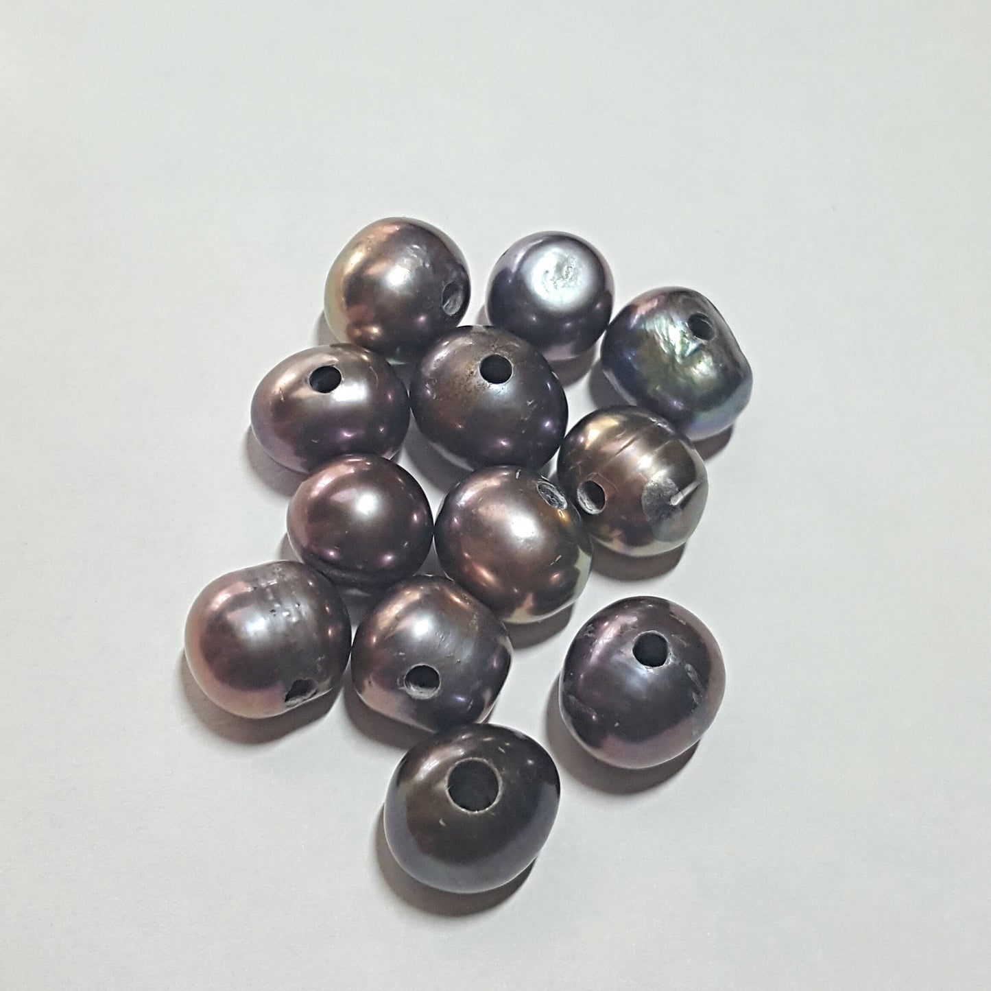 Leather and Pearl choker necklace