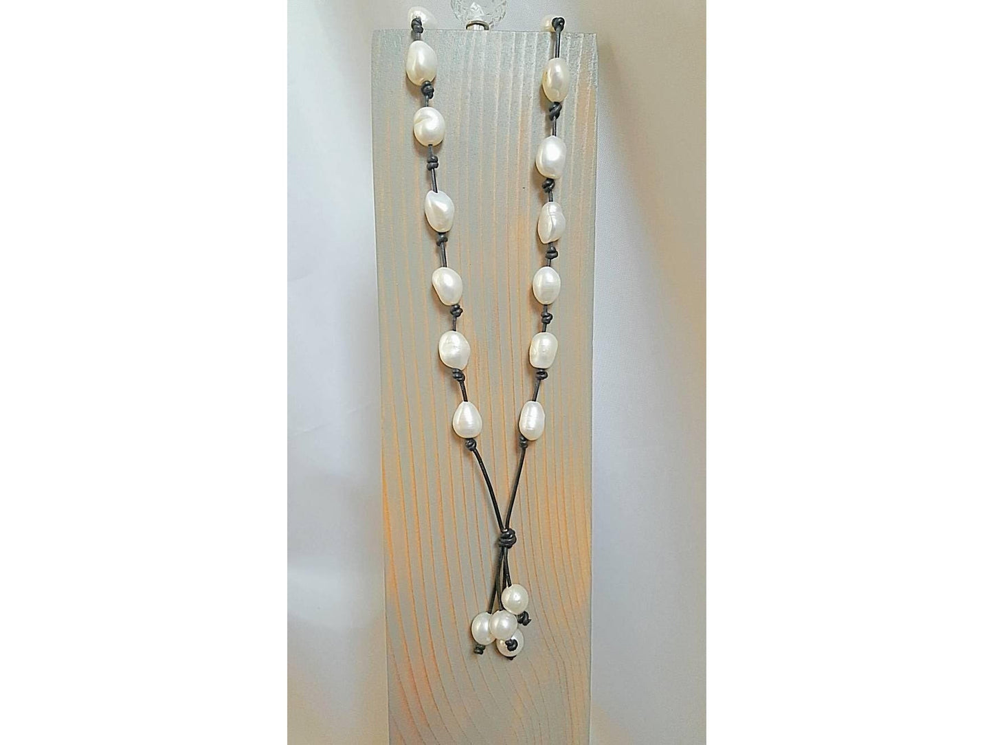 Romantic Valentines day gift for woman, Real Pearl Necklace, Baroque Pearl Necklace, Anniversary Gift for Wife,