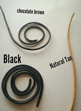 Load image into Gallery viewer, Long Leather Pearl wrap necklace, 3rd anniversary gift for women

