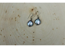 Load image into Gallery viewer, Coin shaped pearl earrings, Mothers day present from son
